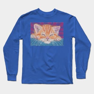 Orange ginger kitten Long Sleeve T-Shirt